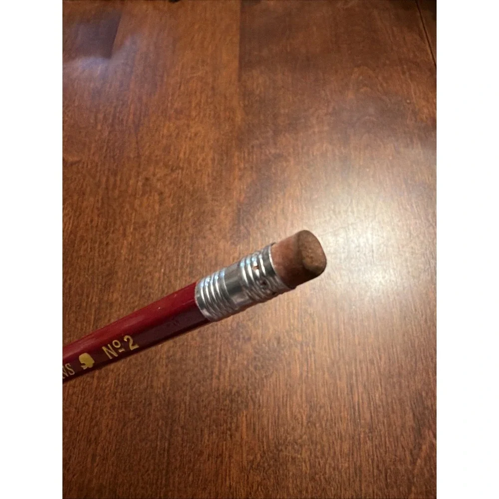 Vintage WASHINGTON REDSKINS Pencil - NFL Red Yellow Football Helmets